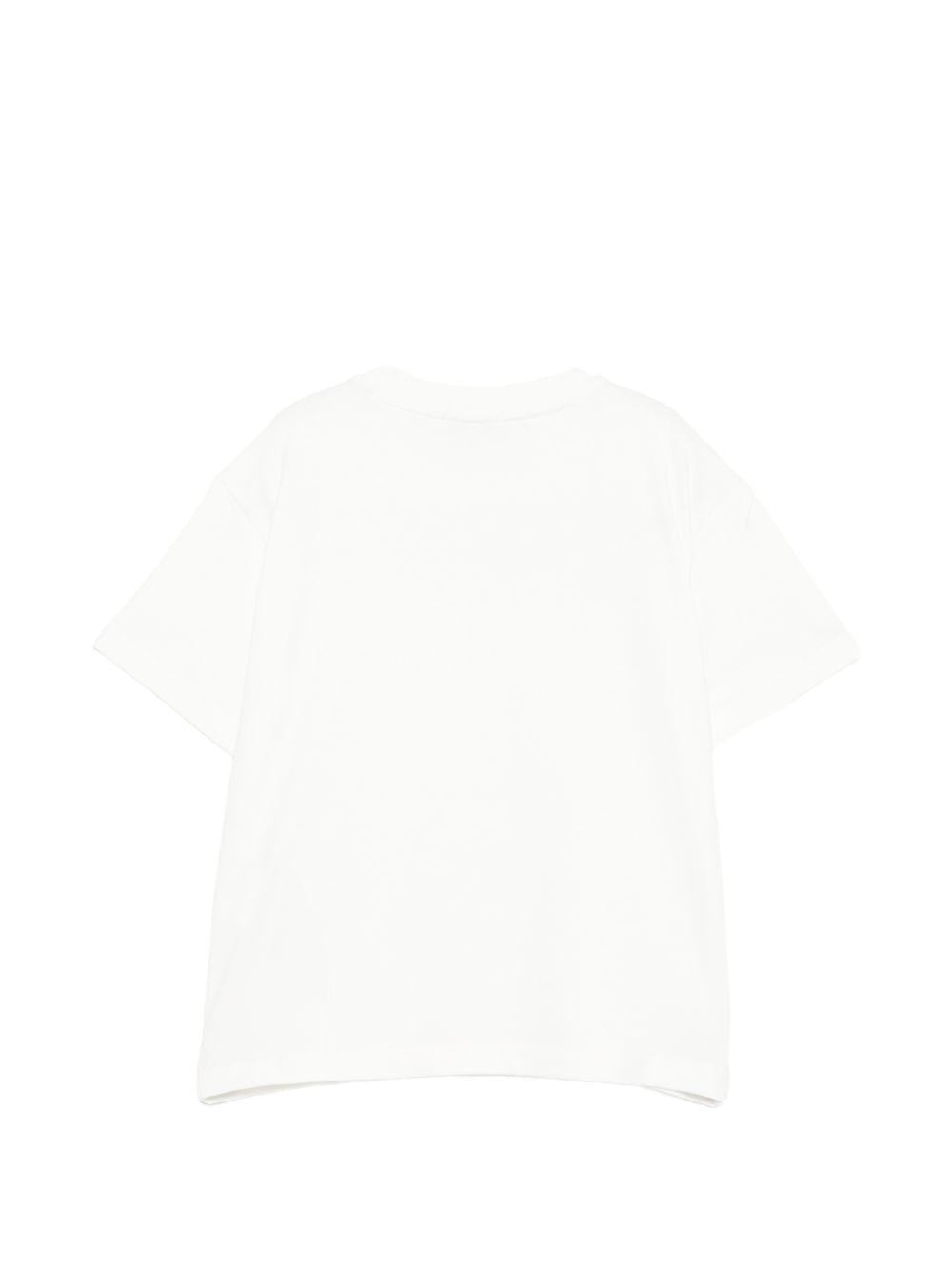 T-shirt bianco per bambina KFTS051CJE017 0998 Pinko Kids 