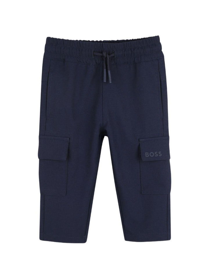 Pantalone blu navy per neonato J52855 849 Boss Kids 