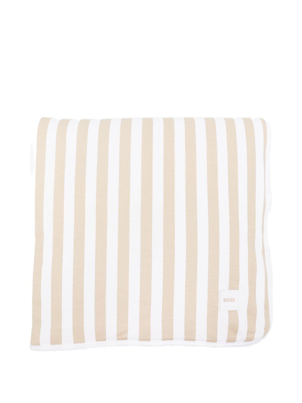 Coperta bianca/beige per neonato J53093 249 Boss Kids 