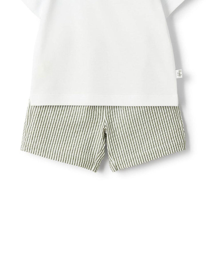 Completo sportivo bianco/verde