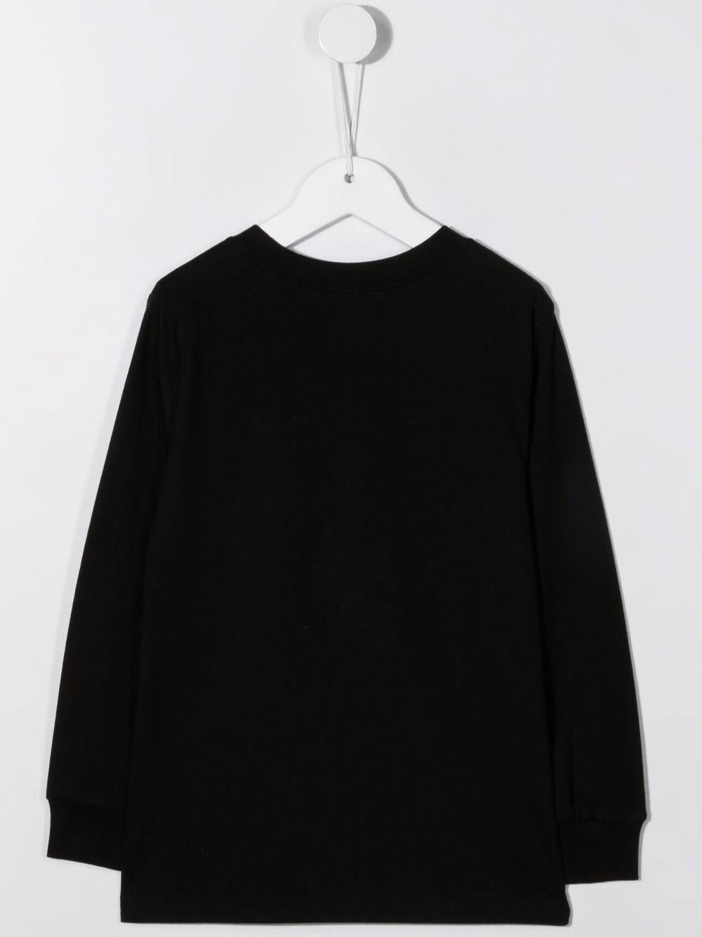 T-shirt nera per bambino