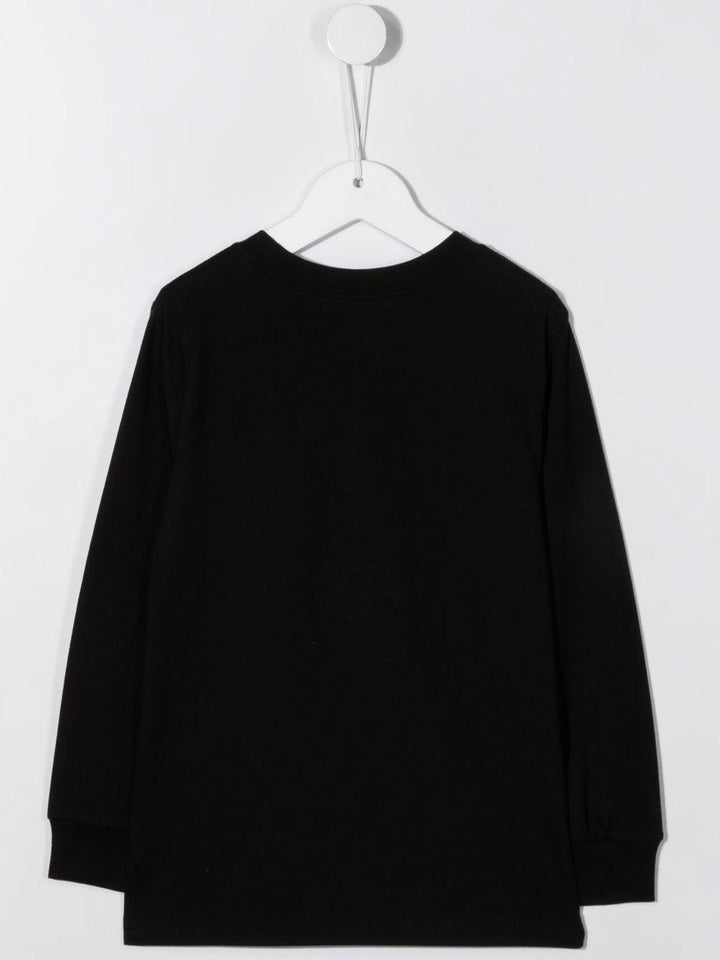 T-shirt nera per bambino