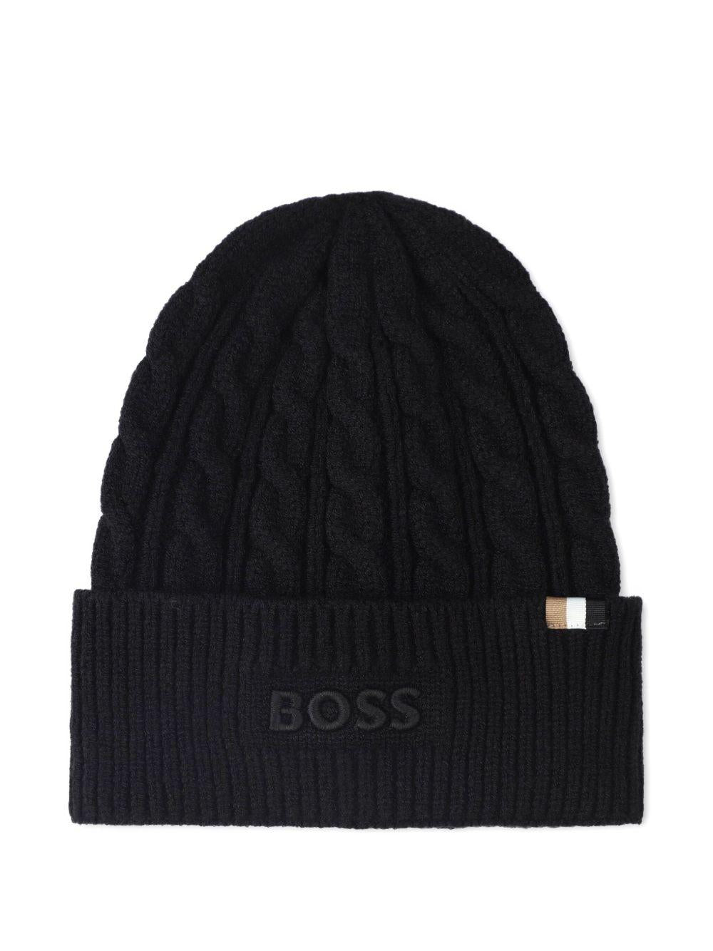 Cappello nero per bambino J52624 09B Boss Kids 