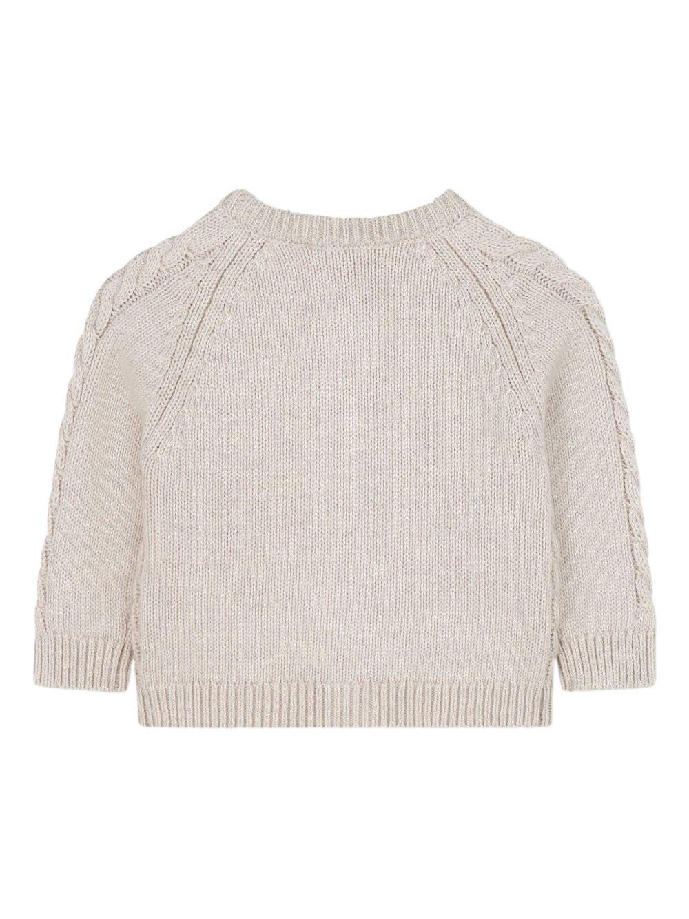 Completo beige per neonato R30505 C12 Michael Kors Kids 