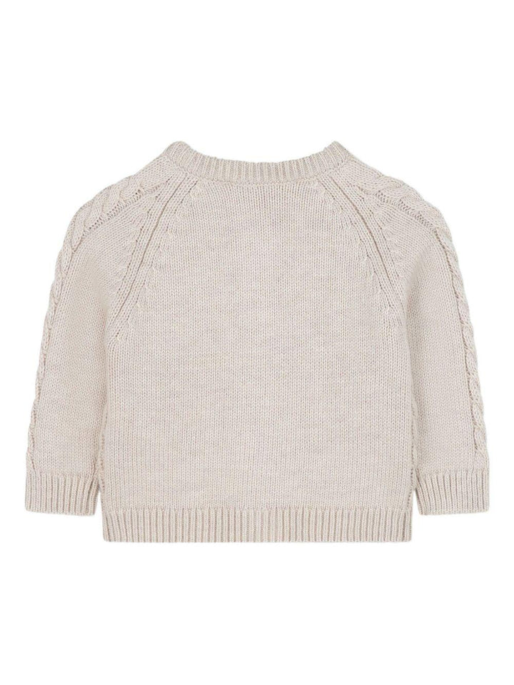 Completo beige per neonato R30505 C12 Michael Kors Kids 