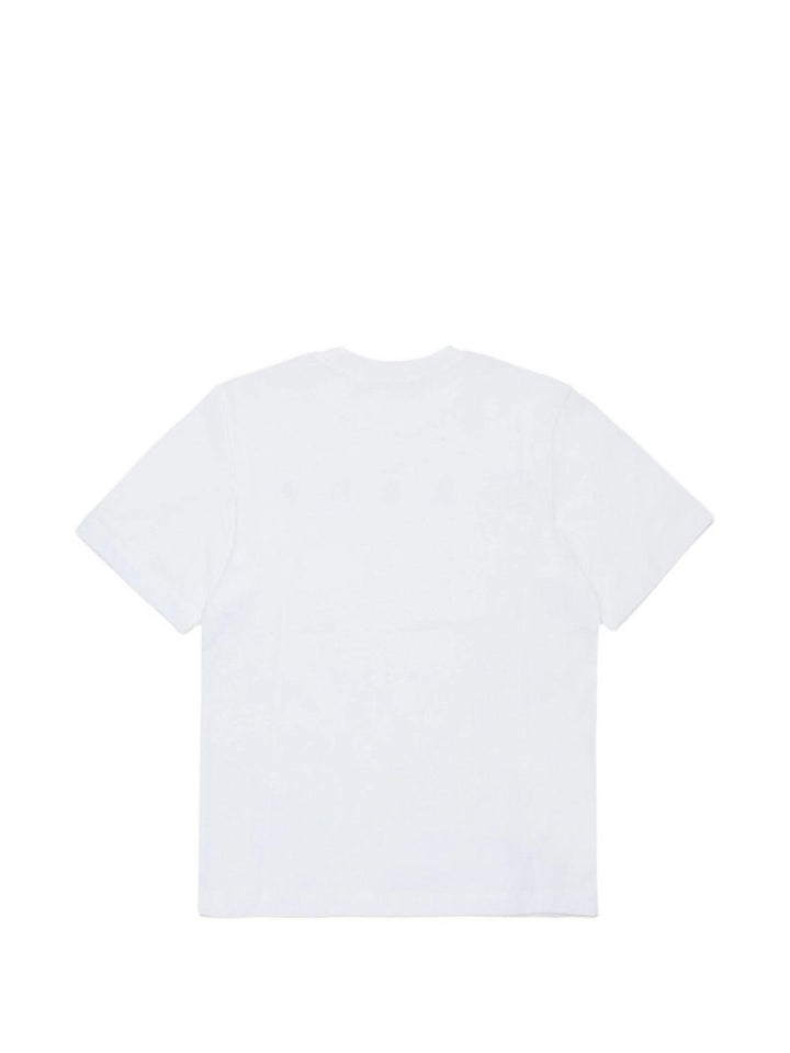 T-shirt bianca per bambino M01601M00RF 0M100 Marni Kids 