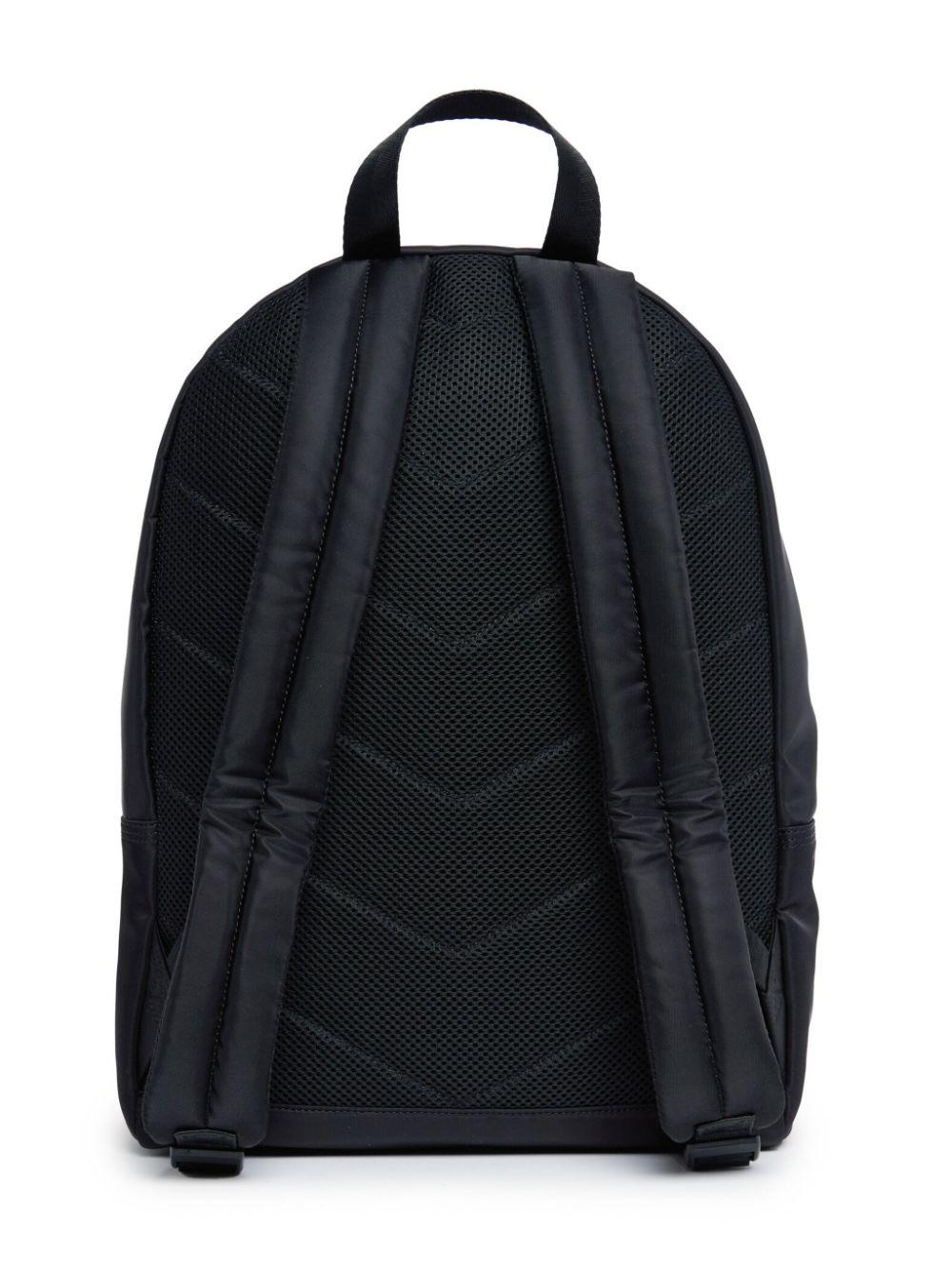 Black backpack with logo for children