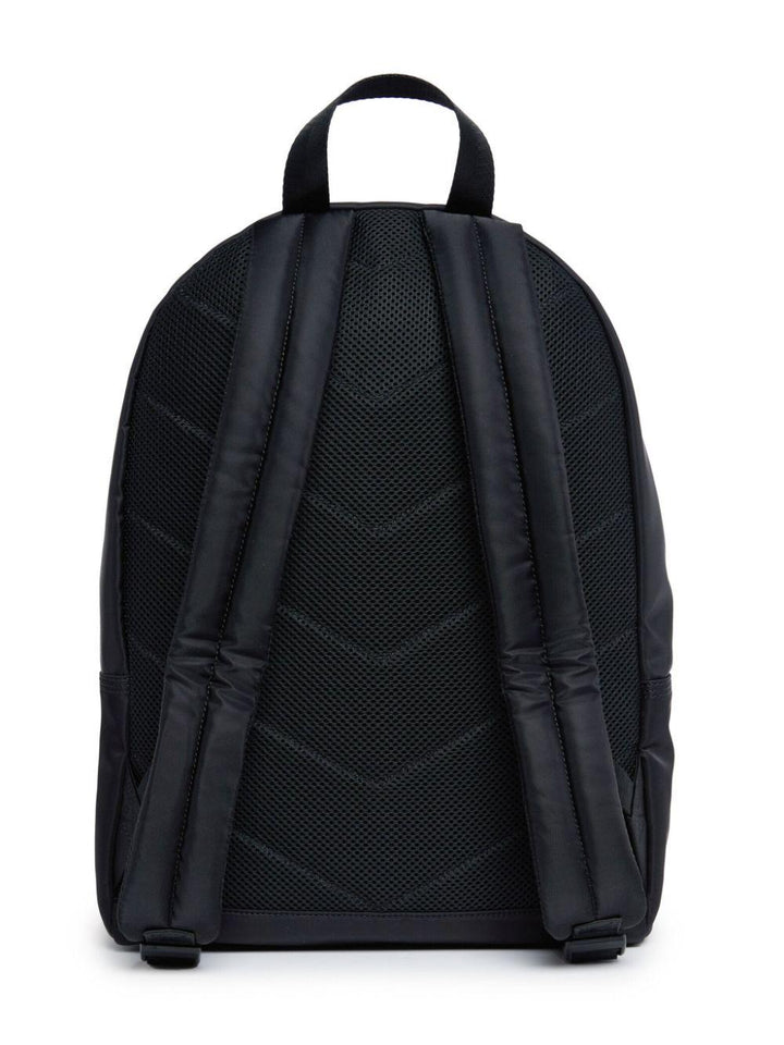 Black backpack with logo for children