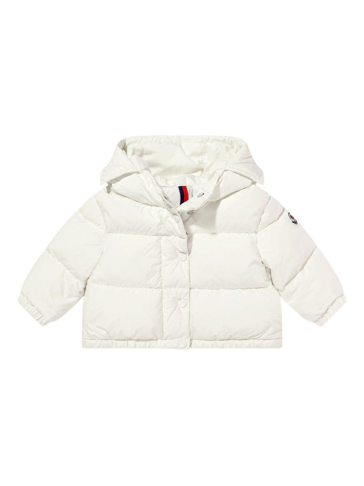 Giubbotto bianco per neonata 9511A00031597YW 034 Moncler Kids 