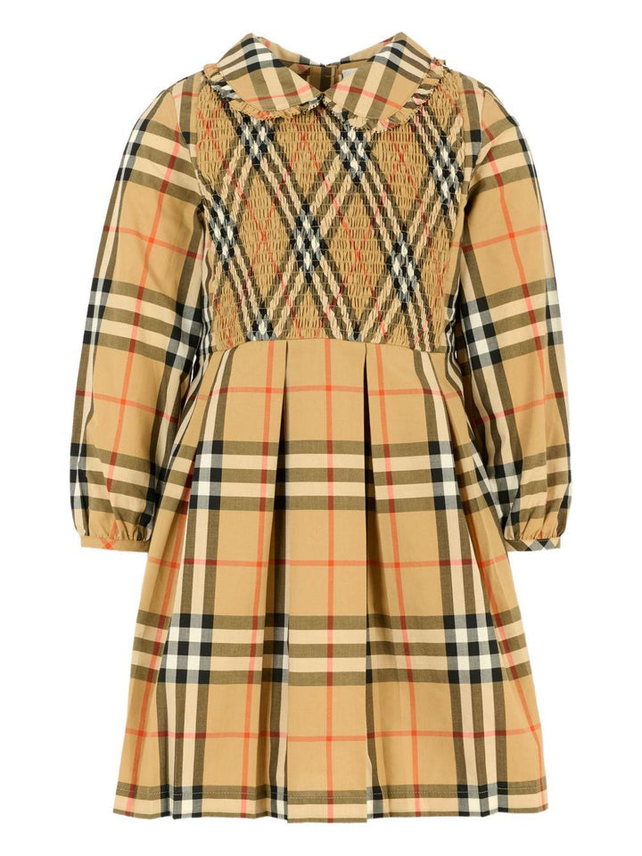 Abito beige per bambina 8108991 B9368 Burberry Kids 