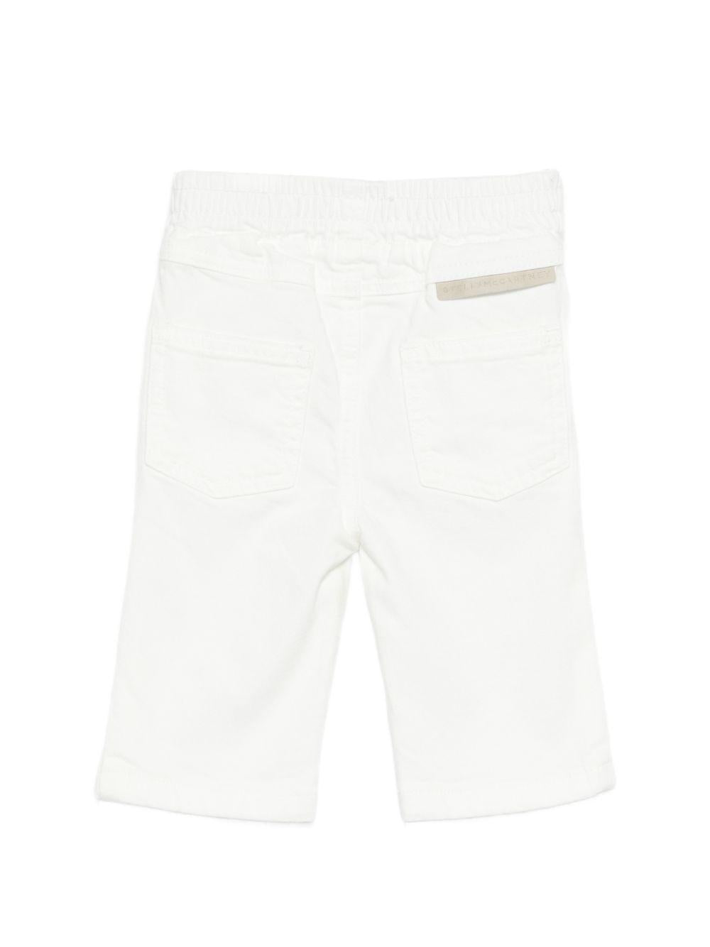 Pantalone bianco per neonata TY6150Z0156 101 Stella McCartney Kids 