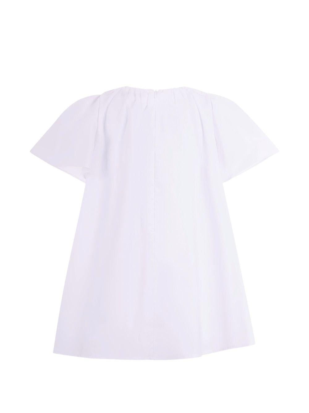 Abito bianco per bambina BY1C91P0562 100 Balmain Kids 