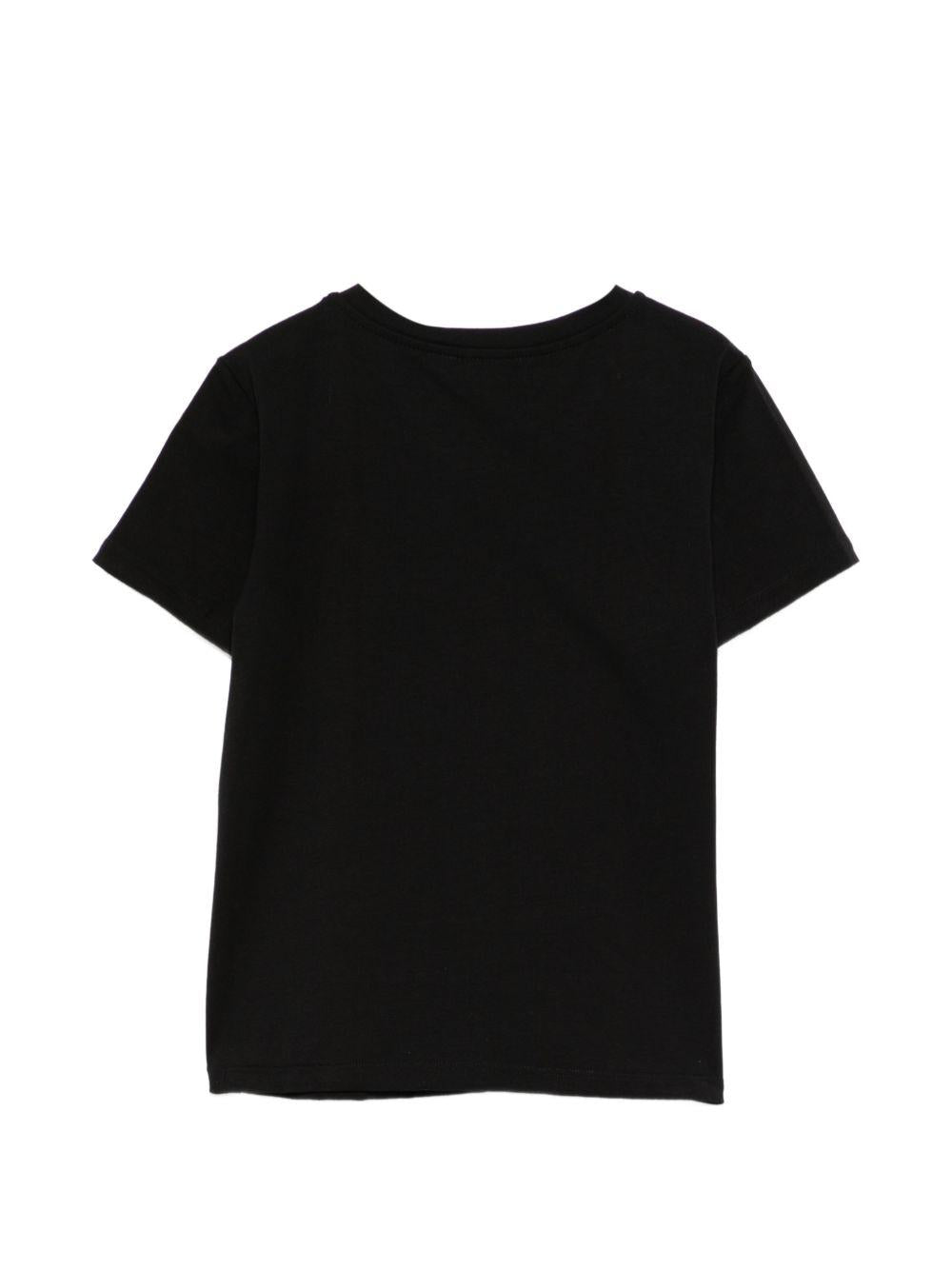 T-shirt nera per bambina 261GJ2251 13558 Twin Set 