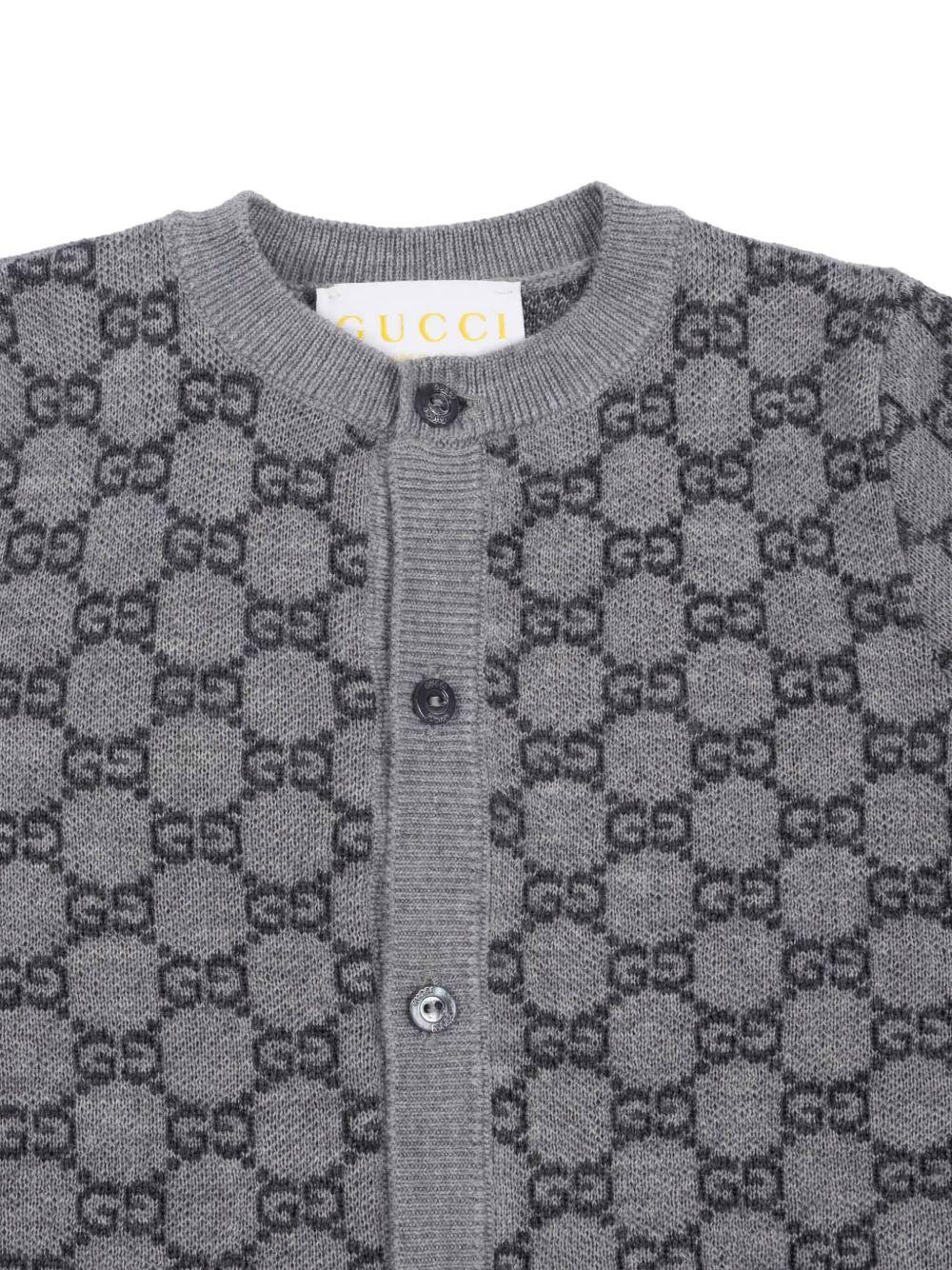 Tutina grigia per neonato 834343XKEZP 1018 Gucci Kids 