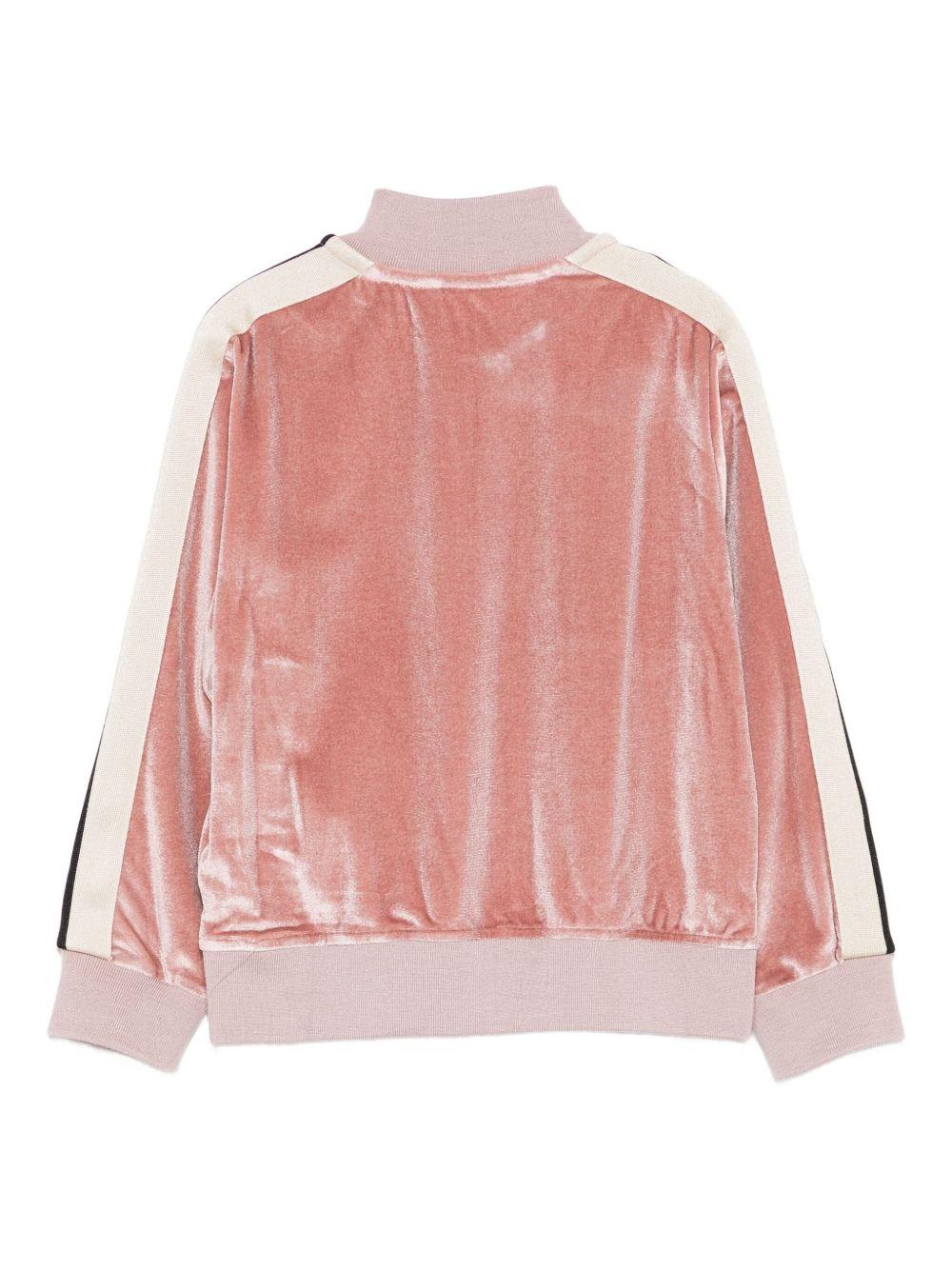 Giacca rosa per bambina PGBD002F25FLE002 3010 Palm Angels Kids 