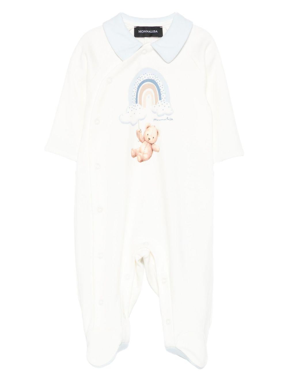 Tutina bianca per neonato 22F2016000 0152 Monnalisa Kids 
