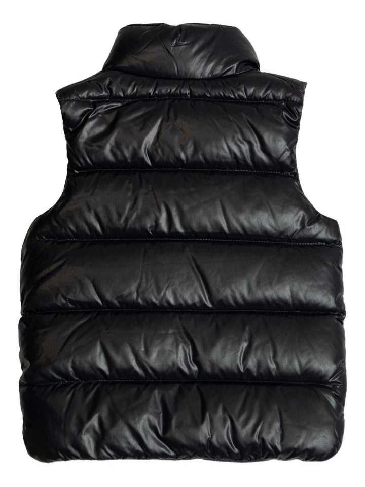 Gilet blu navy per neonato 9511A00016597Z8 742 Moncler Kids 