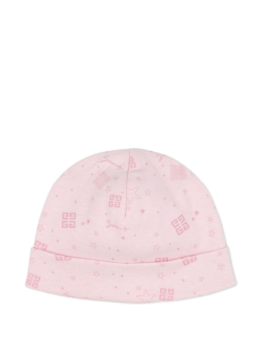 Coperta e cappello rosa per neonata H30853 44Z Givenchy Kids 