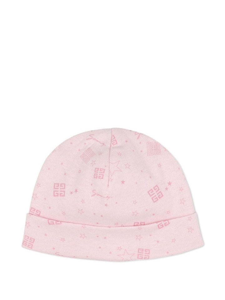 Coperta e cappello rosa per neonata H30853 44Z Givenchy Kids 