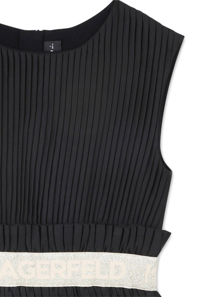 Abito nero per bambina Z31144 09B Karl Lagerfeld Kids 