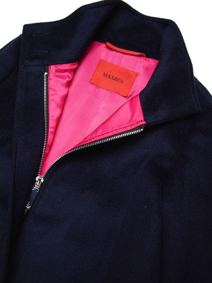 Cappotto blu notte per bambina MX0230MX079 MX854 Max&co Kids 