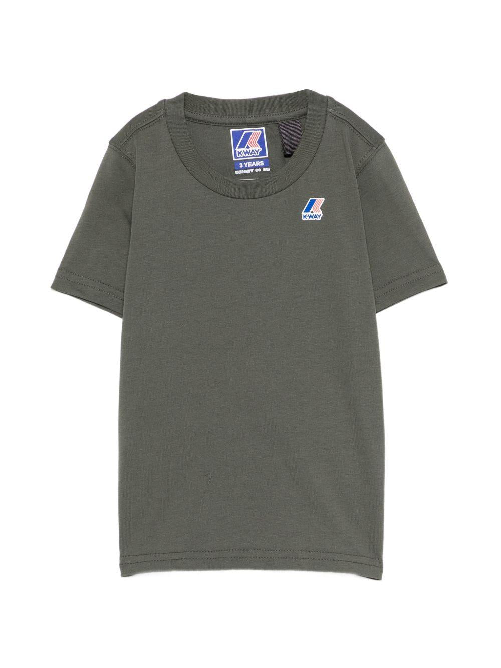 T-shirt verde per bambino K7133YW WMR K-Way Kids 