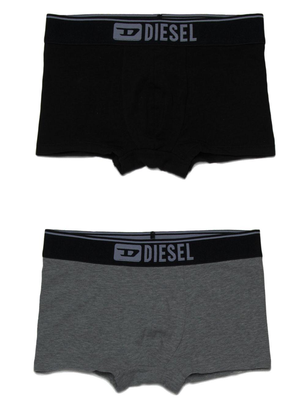 Set di 3 mutande nera, grigia e bianca J02693KYATR K90W Diesel Kids 