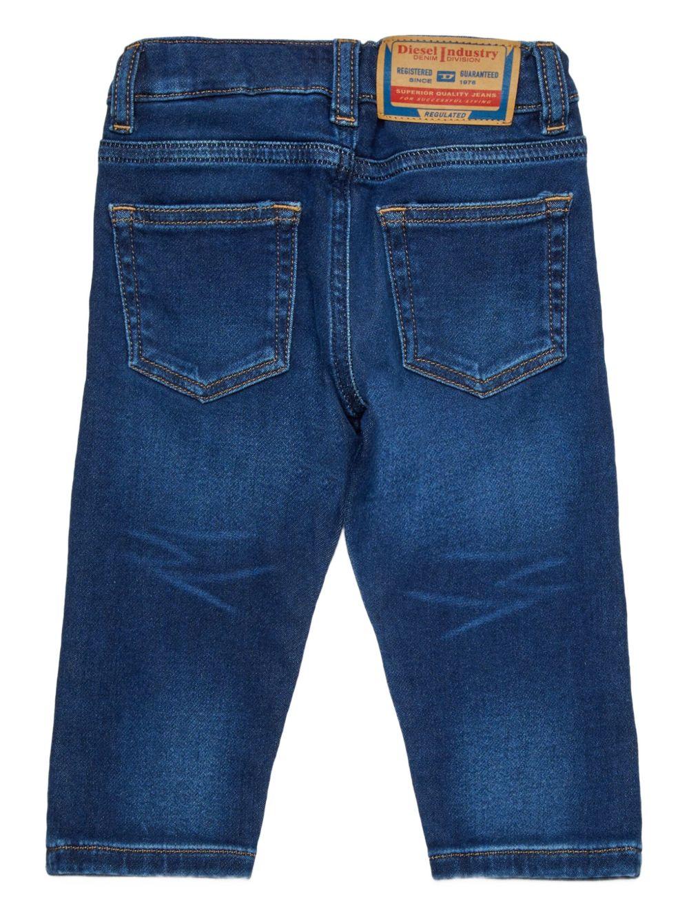Jeans blu navy per neonato K00312KXBQG K01 Diesel Kids 