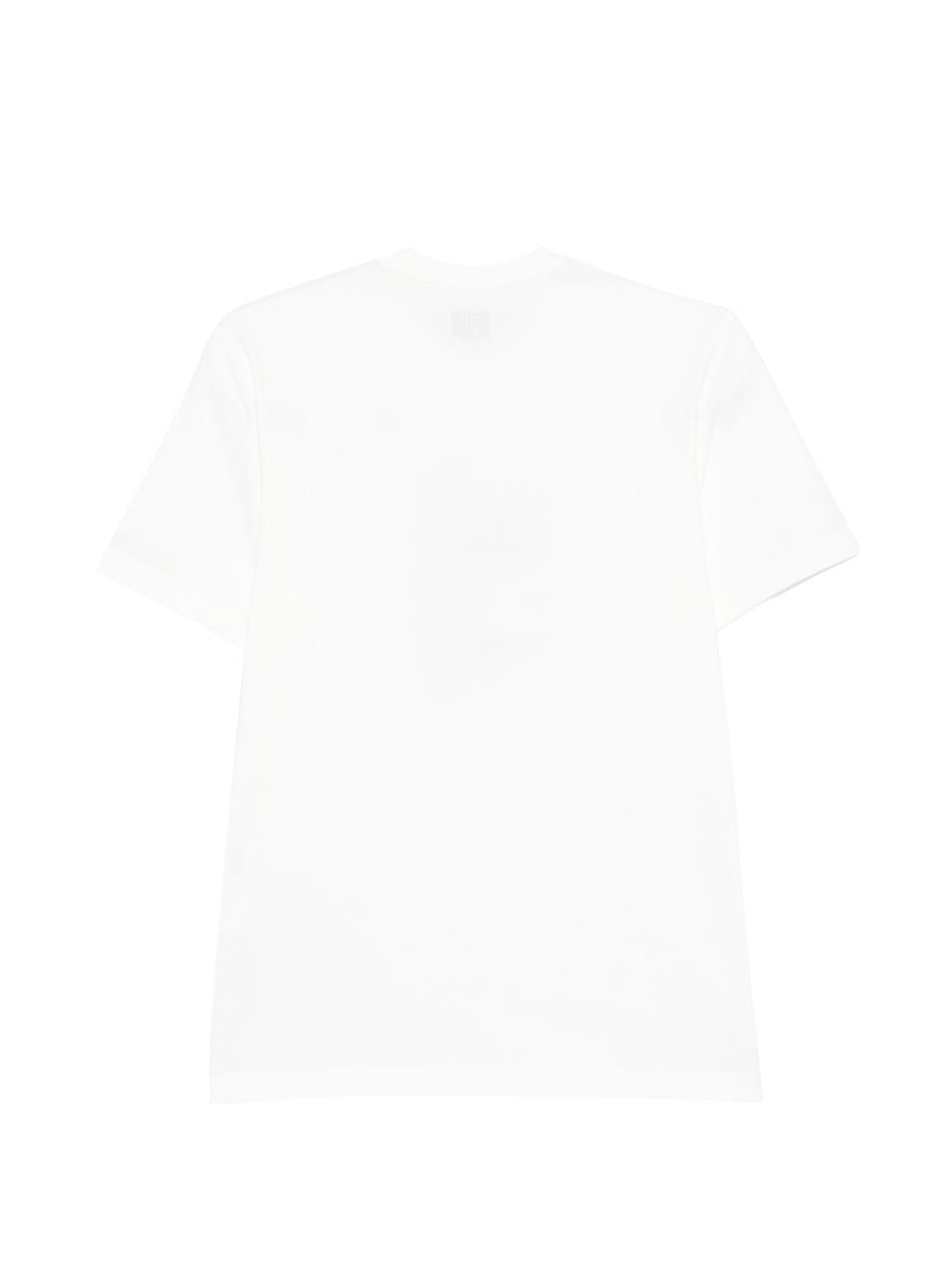 T-shirt bianca per bambino CUM00VLAA17 10135 C.P Company Kids 