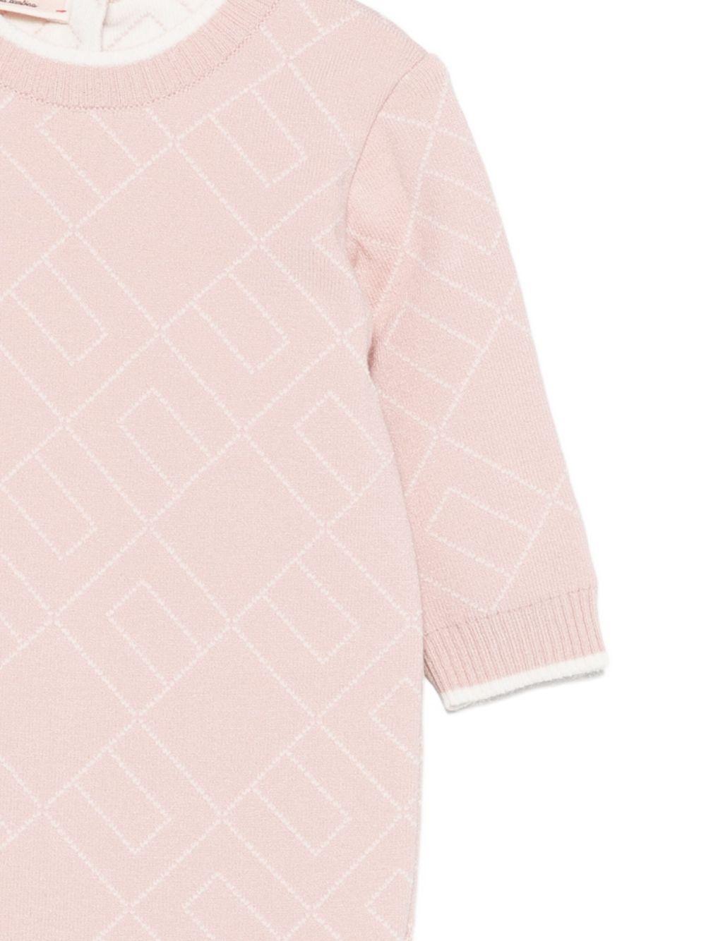 Tutina rosa per neonata ENTU142CFL229 D770 Elisabetta Franchi Kids 