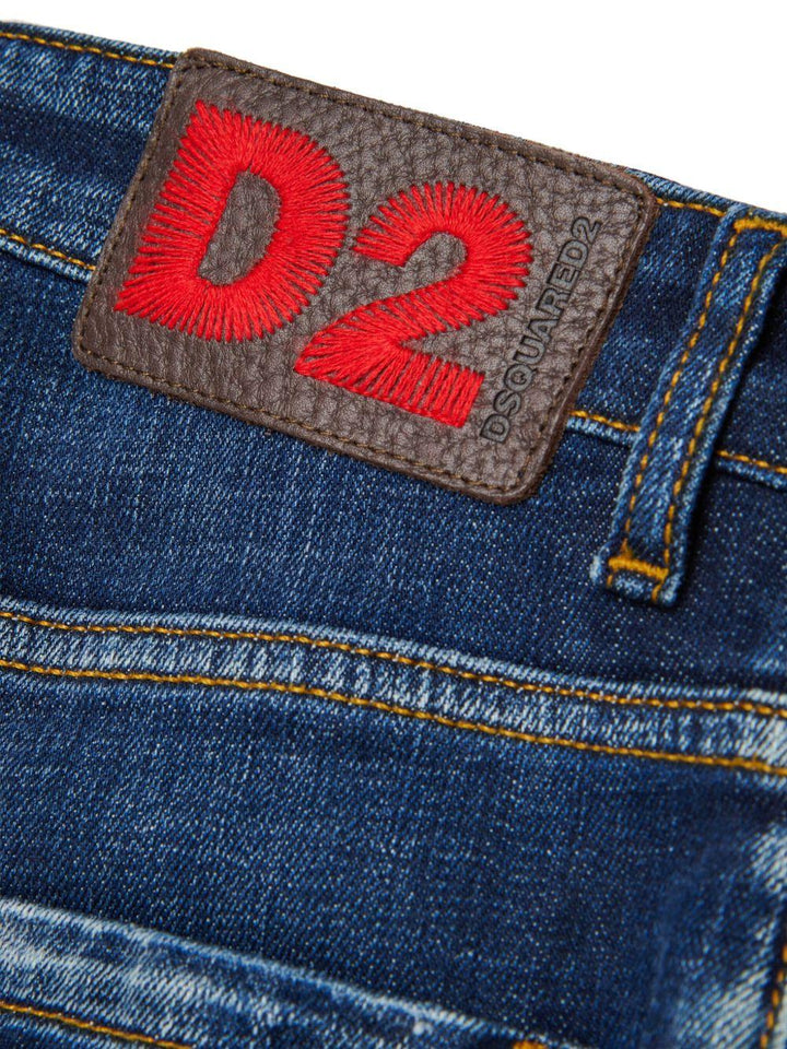 Jeans blu indaco per bambino