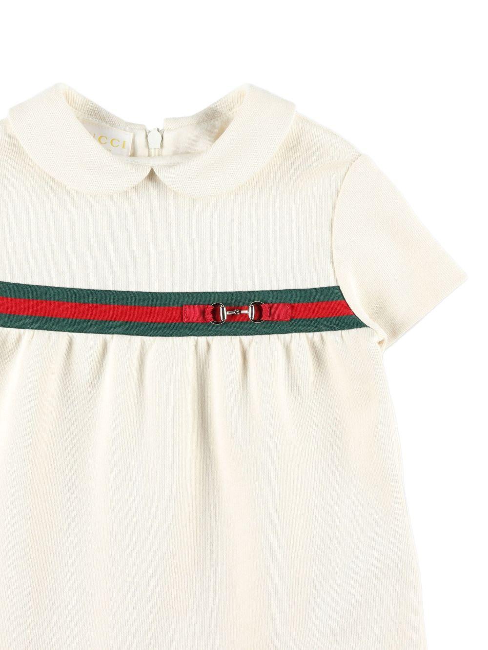 Abito bianco sporco per neonata 859754XJHR9 9908 Gucci Kids 
