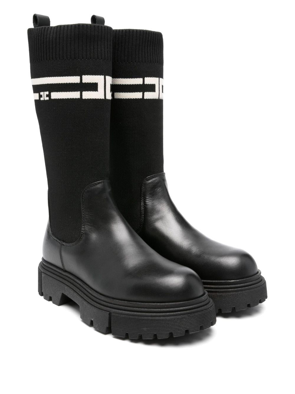 Stivali nere per bambina F4A6E04271316 930 Elisabetta Franchi Kids 