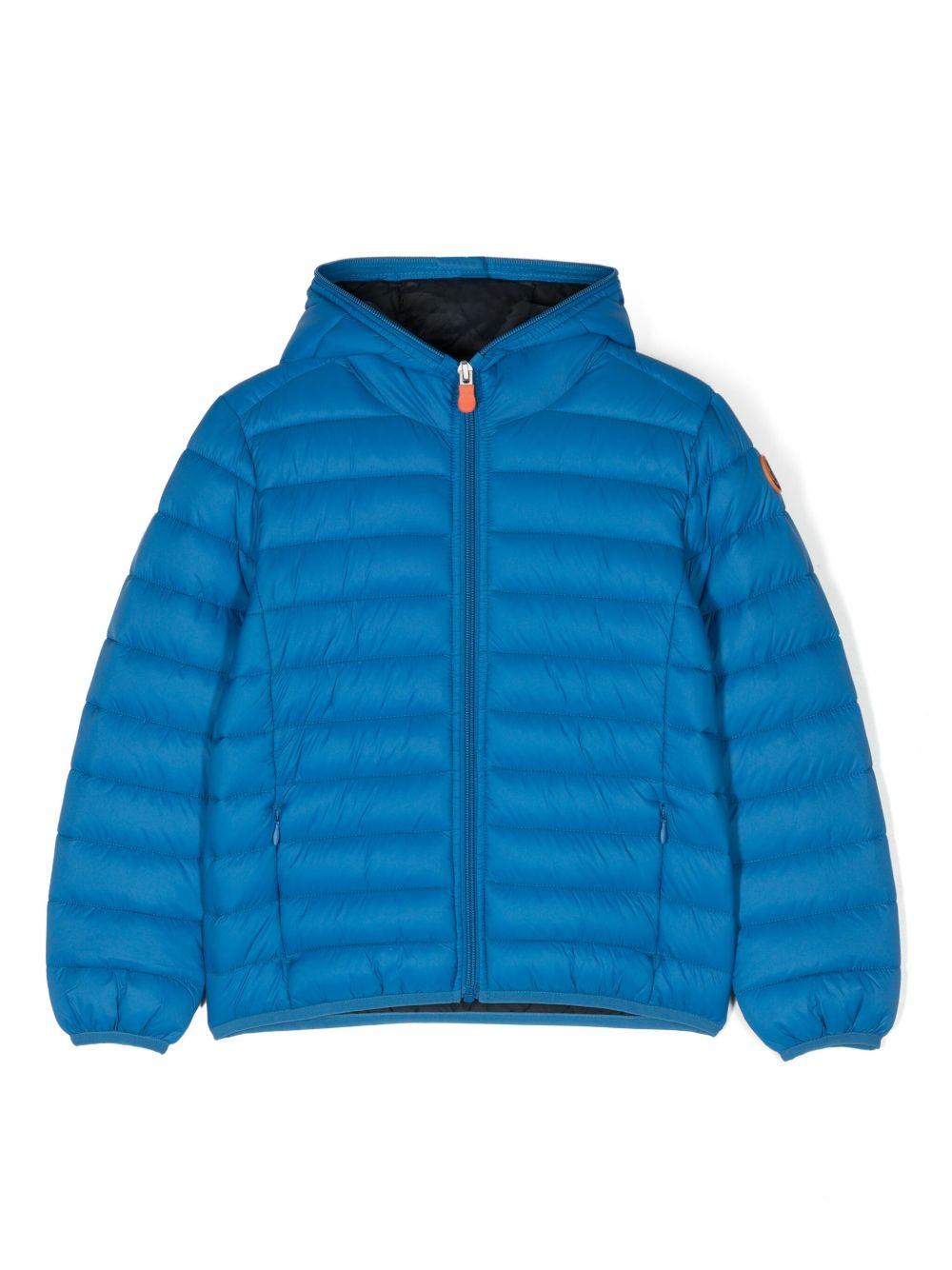 Giubbotto blu reale per bambino J30650BGIGA21 90058 Save The Duck Kids 