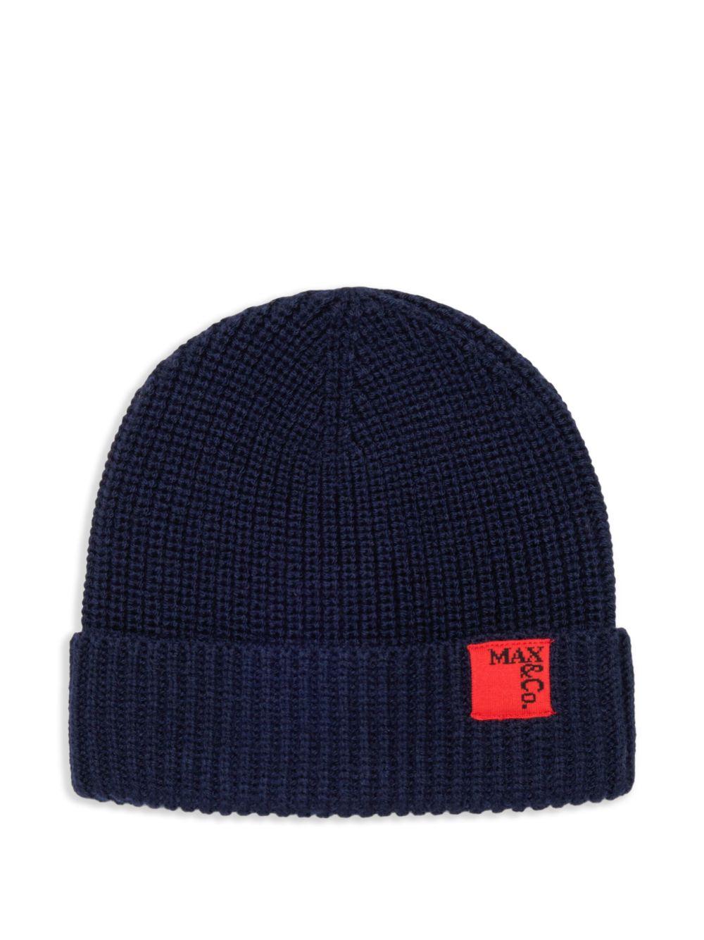 Cappello blu per bambina MX0242MX048 MX853 Max&co Kids 