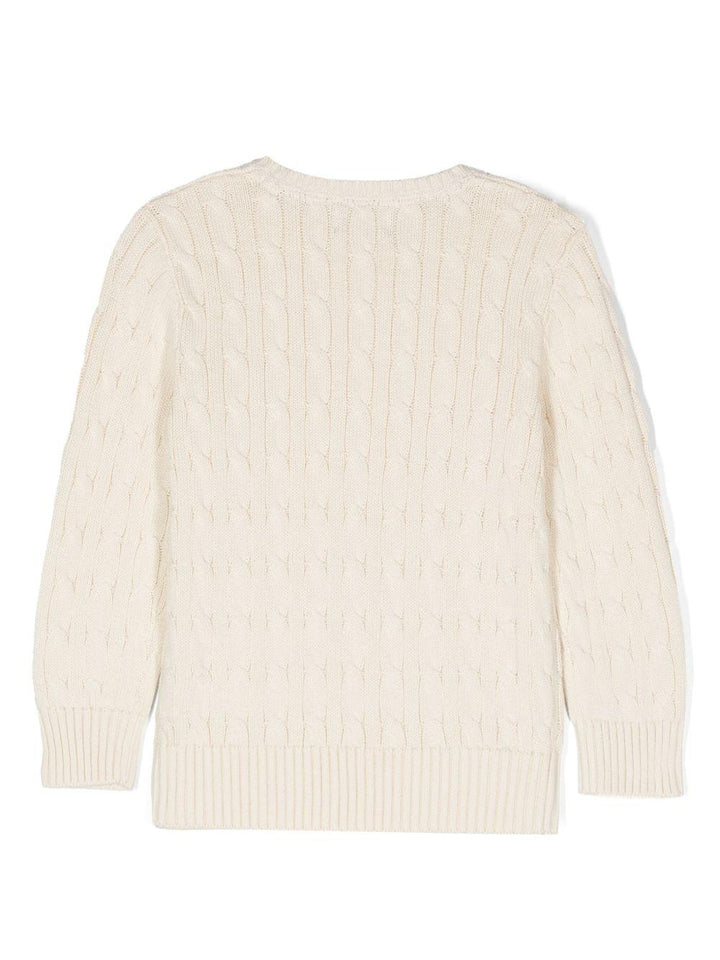 Maglione crema per bambino 323702674 068 Ralph Lauren Kids 