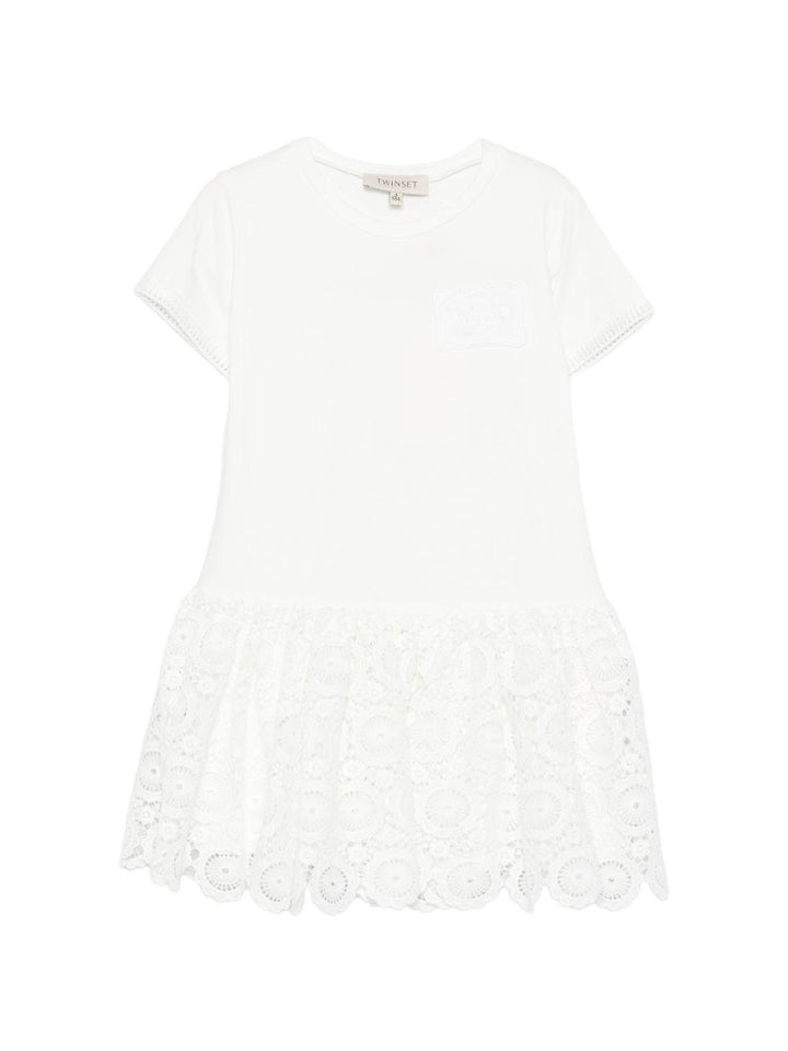 Abito bianco per bambina 261GB2012 00526 Twin Set 