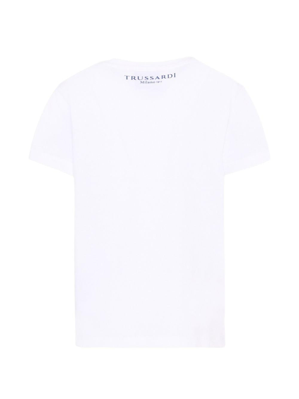 T-shirt bianco per bambino TBP26002TS WHI Trussardi Kids 