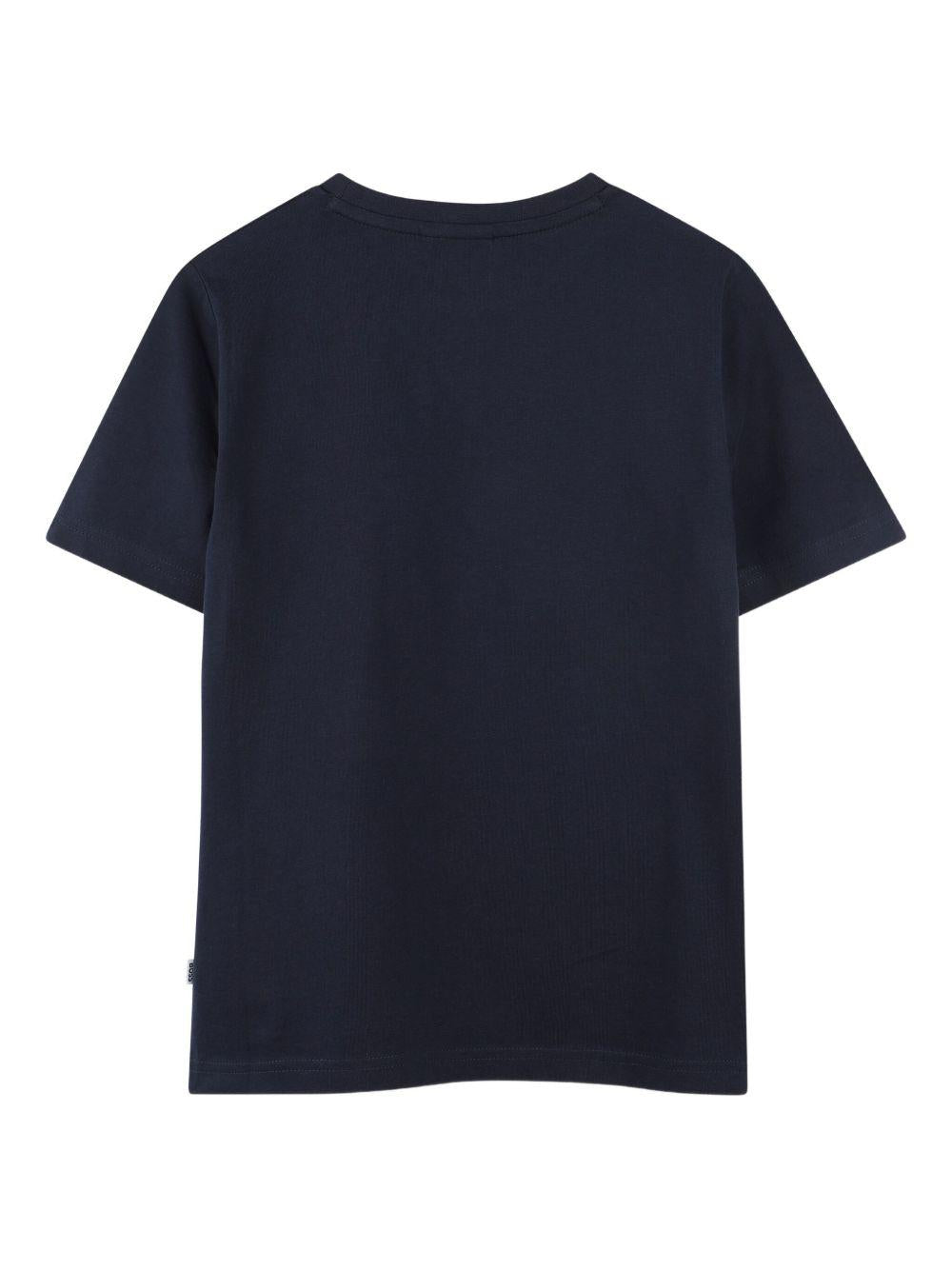 T-shirts blu navy/bianca per bambino J52680 V41 Boss Kids 