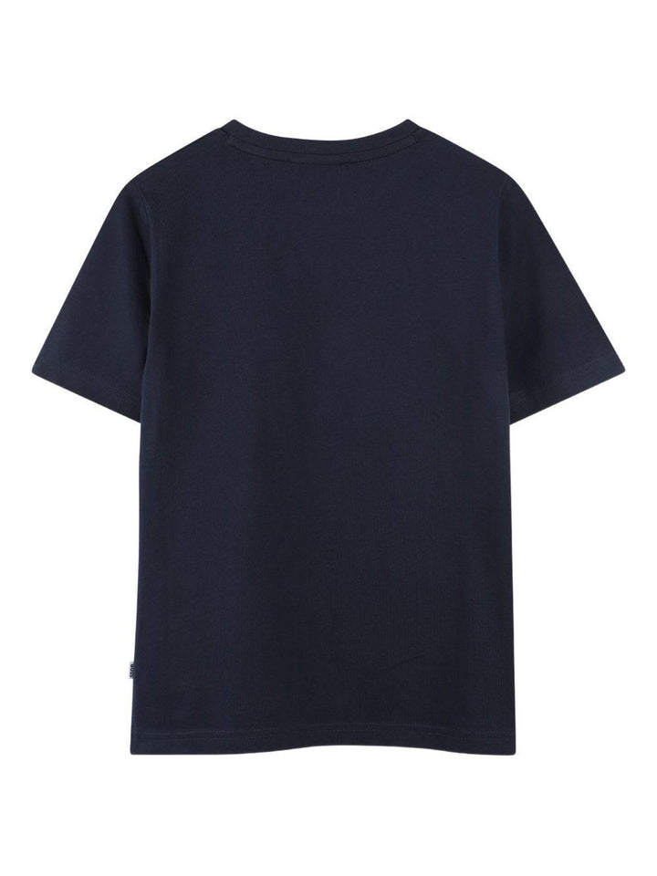 T-shirts blu navy/bianca per bambino J52680 V41 Boss Kids 