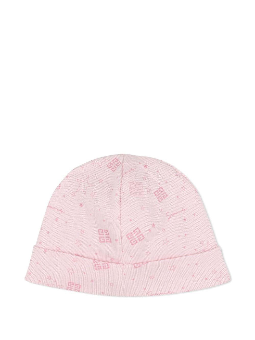 Coperta e cappello rosa per neonata H30853 44Z Givenchy Kids 