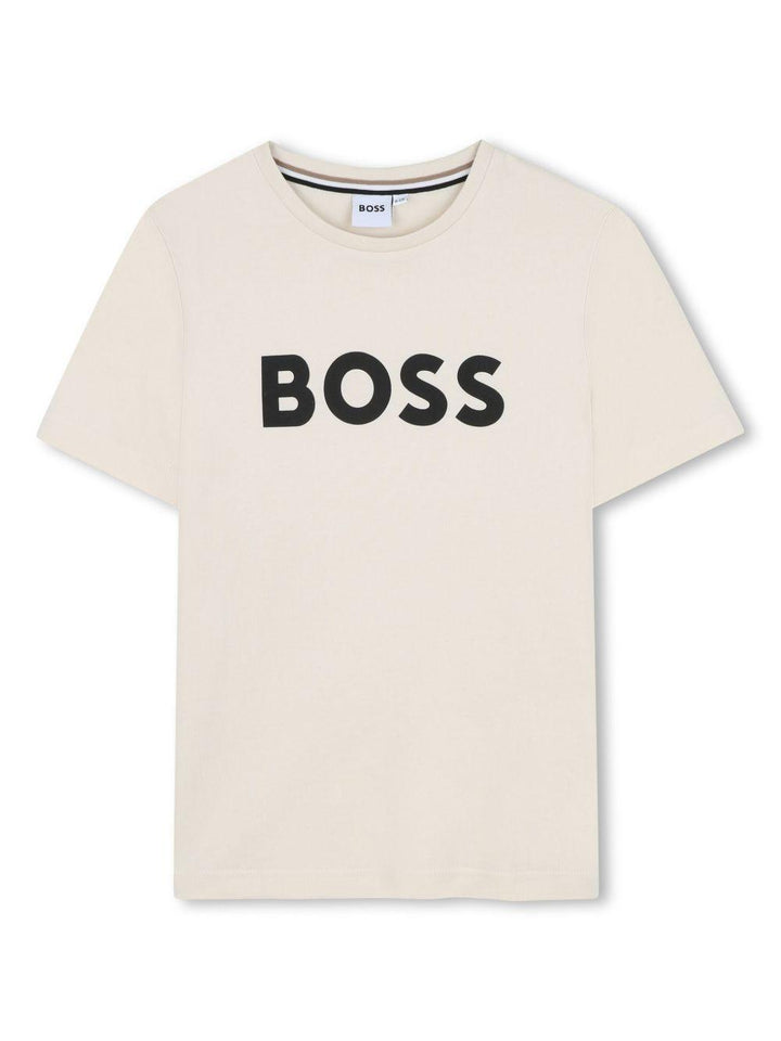 T-shirt beige chiaro per bambino