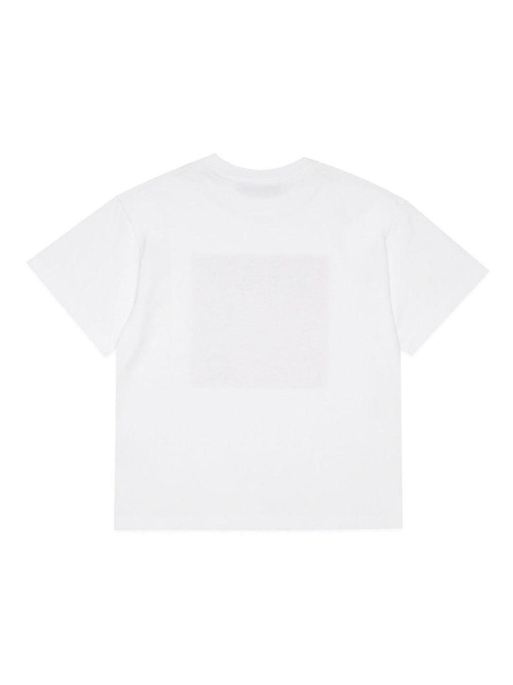 T-Shirt bianco/rosso/nero per bambina di Max&co Kids