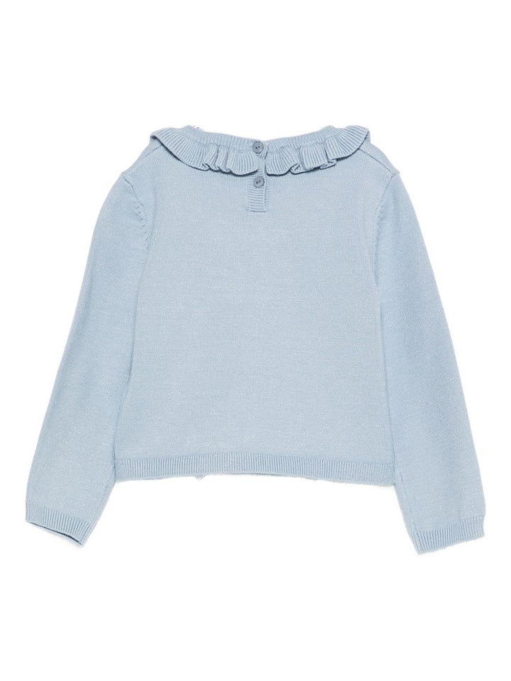 Maglione azzurro per neonata HF5071MA12P M9985 Liu Jo 