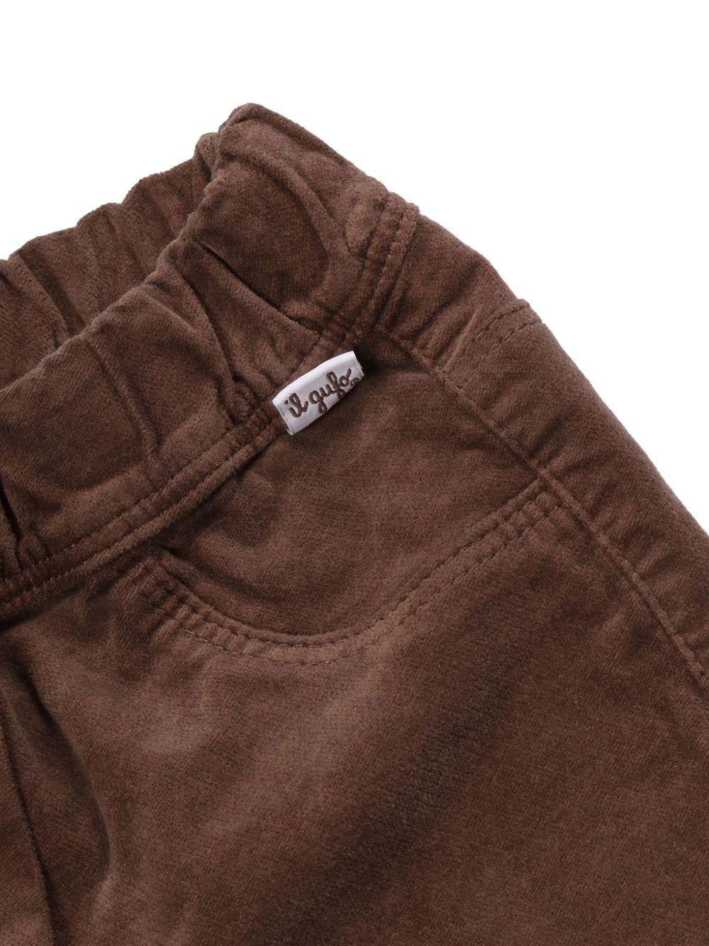 Pantalone marrone per neonato A25GPL0009V6006 183 Il Gufo 
