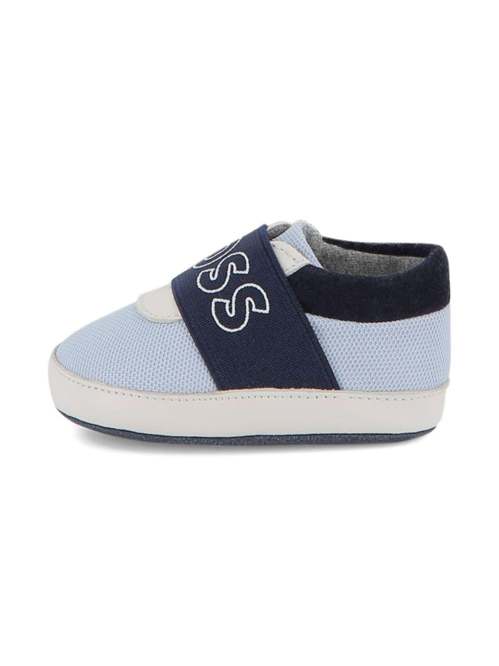 Scarpe azzurre/blu per neonato J52589 849 Boss Kids 