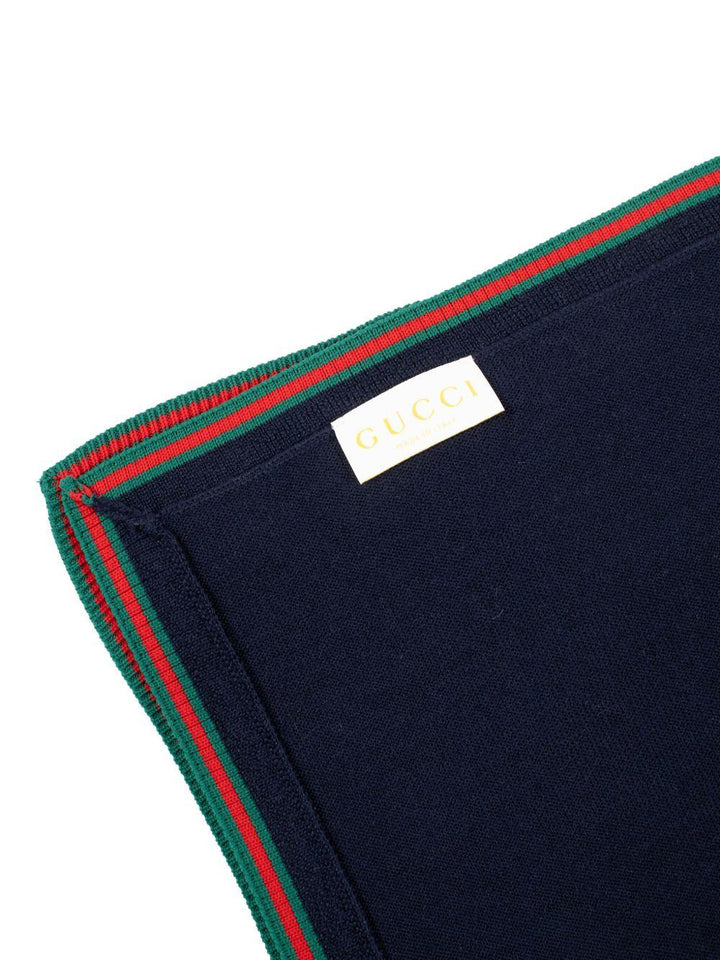 Coperta blu per neonato 8289163K206 4166 Gucci Kids 
