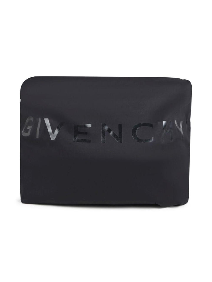 Borsa mamma nera con logo
