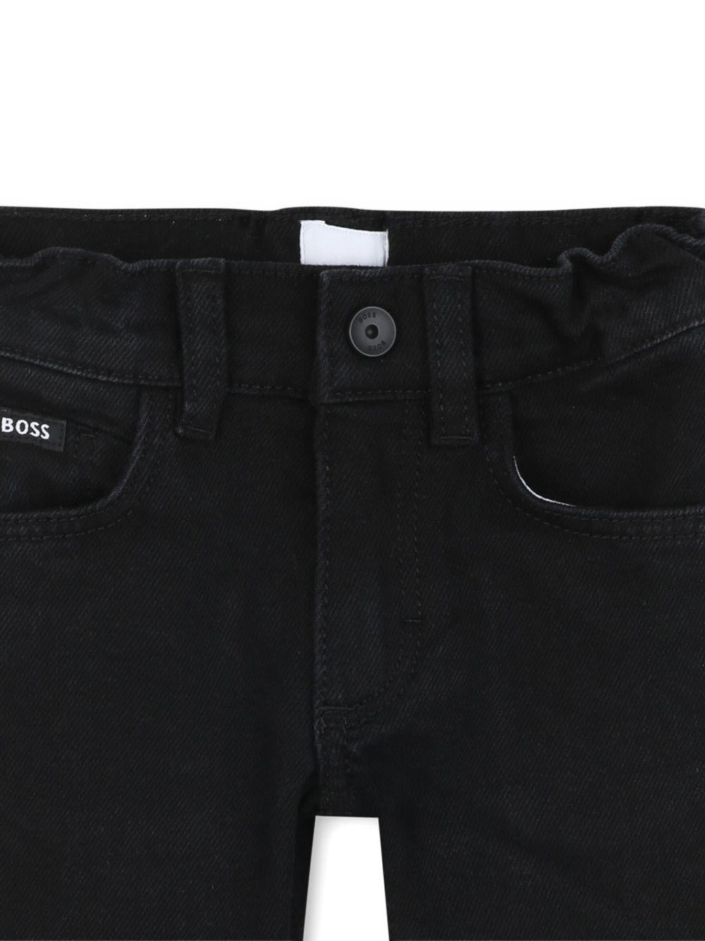 Jeans nero per neonato J52440 09B Boss Kids 