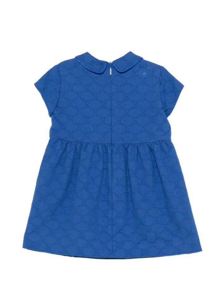 Abito blu per neonata 849533ZASYD 4282 Gucci Kids 